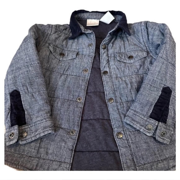 Koala Kids Blue Jean Jacket with Black Accents - Picture 2 of 4